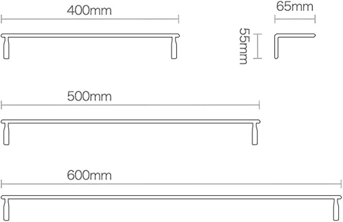 TentHome Barre en Laiton à la Cuisine Tige Suspendue avec 5 Crochets de Rangement pour Salle de Bain Etagère à Fixation Murale pour Casseroles sans Perçage, Antirouille (50cm) - Nail Gallerys