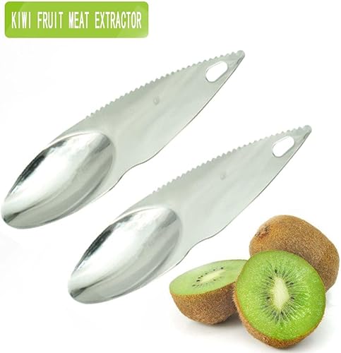 Lot de 6 cuillères à kiwi Pour kiwi, fruits et kiwis Pour kiwi, orange ou autres fruits - Nail Gallerys