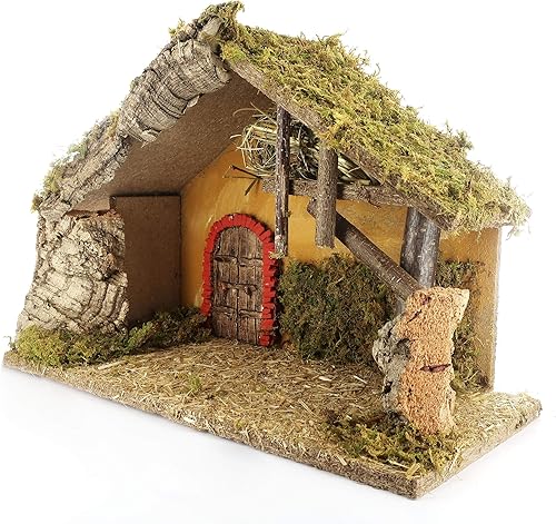 BERTONI Cabane Vide en Bois avec Porte en Arc Multicolore Taille Unique - Nail Gallerys