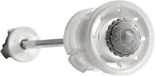 Moulin en céramique CrushGrind pour moulins à sel, poivre ou épices à faire soi-même avec réglage de mouture réglable (135 mm, lot de 1) - Nail Gallerys