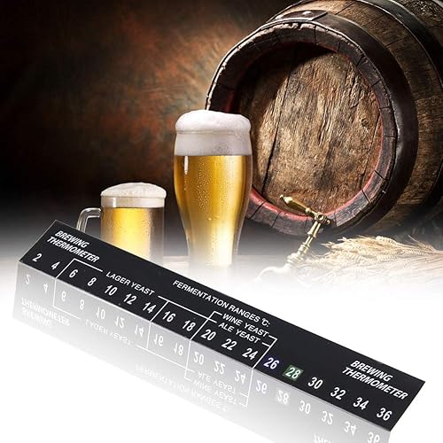 Eastbuy Thermomètre LCD - Thermomètre à bière, bâton 5pcs sur Le thermomètre de Brassage, Autocollant thermomètre adhésif LCD, pour Homebrew - Nail Gallerys