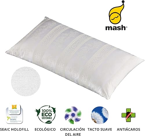 Mash Oreiller en Fibre Plume (70x40 cm) - Nail Gallerys