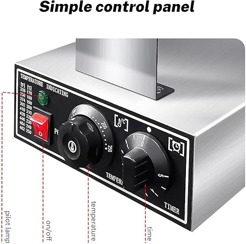 Machine à Gâteau aux Oeufs,Machine à Gaufre,1200W Électrique Burger Gaufrier,Gaufrier Electrique commercial, en acier inoxydable pour la maison/les cafés/les restaurants (Argenté) - Nail Gallerys