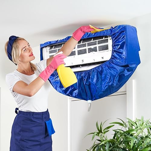 Kit De Nettoyage Minisplit - Kit De Nettoyage Du Climatiseur, Kit De Nettoyage À CA Divisé | Couvercle De Nettoyage D'Oxford AC Épaissi Étanche, Kit De Nettoyage Du Climatiseur, 6x Poussière Lavage Pr - Nail Gallerys