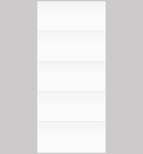 TACOKI Sticker Porte Blanc, Stickers Porte Trompe L'oeil Blanc Autocollant Poster Auto-Adhésif Art Décor Pour Chambre Salon Salle de Bain Papier Peint 95x215 cm v1249 - Nail Gallerys