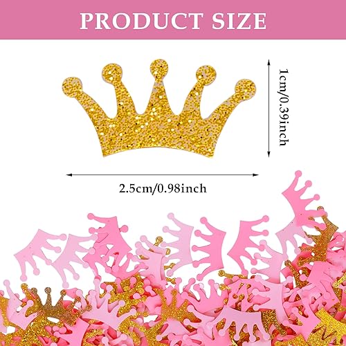 Prasacco Lot de 300 confettis de table en papier doré et rose pour décoration de fête prénatale - Nail Gallerys