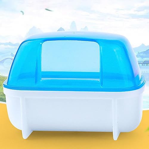 Derwrtup Salle de Bain Hamster,Bac à litière pour Bain de Sable pour Hamster - Bac à litière pour Hamster, Toilettes Amovibles pour Baignoire pour Hamster, Accessoires pour Hamster Nain pour Hamster - Nail Gallerys