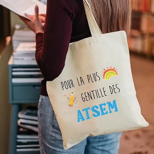 kEUkunHA Cadeau Maitresse D'éCole Cadeaux Maitresse D'éCole Fin D'AnnéE Merci Cadeau Cadeaux Noel Fete Des Meres Saint Valentin Anniversaire Halloween Paques Retraite Original Tote Bag pour Maitresse - Nail Gallerys