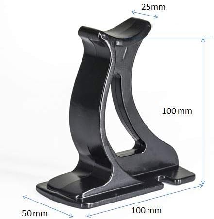 Valdern – Paire de pieds universels pour radiateur à colonnes, 100 mm de haut (noir) - Nail Gallerys