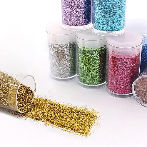 Tallgoo poudre brillante,Paillettes Fines pour Art & Craft, 32 Couleurs Paillette Cosmétiques Glitter Fines pour Ongles Nail Art, Création de Cartes, multicolore - Nail Gallerys