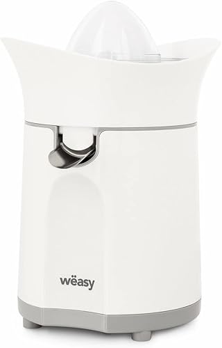 Wëasy Presse Agrumes Electrique CITRU6 Sans BPA, 2 Cônes Interchangeables, Compatible Lave Vaisselle, Jus Orange, Citron, Pamplemousse, 85W - Nail Gallerys