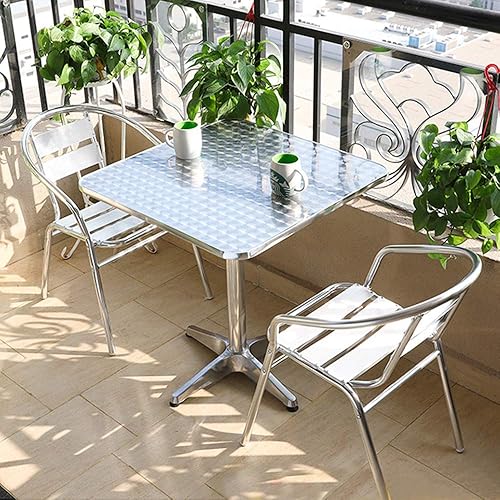 ShiShi Table à Manger Industriel Rétro, Hauteur en 75cm, Table Bar Cuisine Carrée, Table de Cuisine en Métal et Bois, Table de Bistrot pour 1-4 Personnes (Marron-Noir D2 60×60×75 cm) - Nail Gallerys