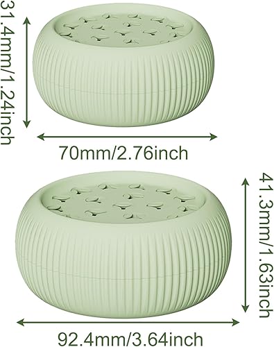 KASESSS 2 Pièces Support de Tige en Spirale Ikebana, Nouveau Porte-Tiges en Spirale pour Fleurs, Support de Bouquet pour Vases, Support d'arrangement Floral de Fleurs DIY pour Décoration de Vases(S+L) - Nail Gallerys