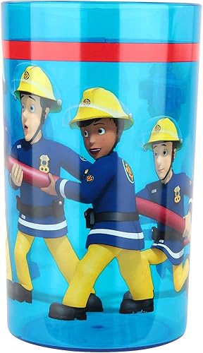 Feuerwehrmann Sam P:os 27117 – Verre à boire au design tendance Sam du pompier pour garçons et filles – Capacité : env. 200 ml, Modell 3 - Nail Gallerys