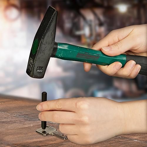 Relaxdays Lettres à Frapper, 36 pièces, 3 mm, pour Cuir et métal, A à Z et 0 à 9, Acier, Noir - Nail Gallerys