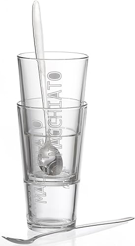 Ritzenhoff & Breker 115512 Latte Macchiato Lena Lot de 2 verres et 2 cuillères - Nail Gallerys