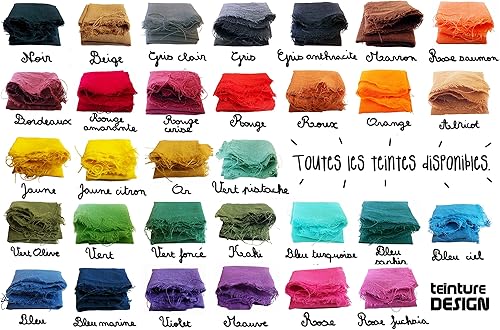 Lot de 3 sachets de Teinture Textile - BLEU - teintures universelles pour vêtements et tissus naturels - Nail Gallerys