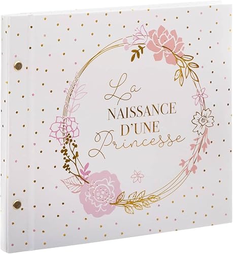 Atmosphera - Livre Photo Enfant - 48 Pages - Carton - 27x24 cm - Rose - Nail Gallerys