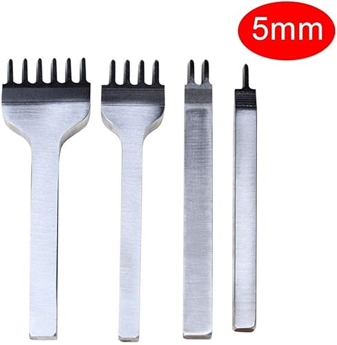 3,4,5,6MM Cuir Artisanat Outils Trou Poinçons de Couture Outil 1+2+4+6 griffes (5 mm) - Nail Gallerys