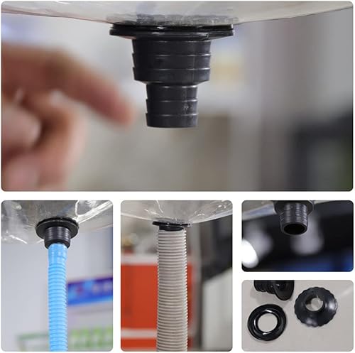 Zankie Housse de Nettoyage pour climatiseur | Housse de Lavage pour climatiseur de Plafond | Sac de Service de climatisation Fendu étanche, Housse de Nettoyage complète pour climatisation Murale - Nail Gallerys