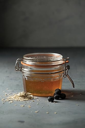 Kilner Bocal à facettes et Couvercle à Clipser 0,25 l, Verre, Transparent, 2.2 Litre - Nail Gallerys