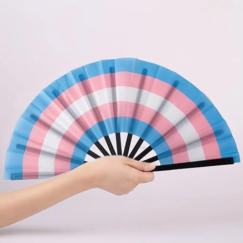 Accessoires Gay Pride Éventail De Fierté Éventails À Main Arc-en-Ciel Éventail Pliable Gay Pride pour Femmes Hommes LGBT Tissu Coloré À Main pour Décorations De Fête De Fierté - Nail Gallerys