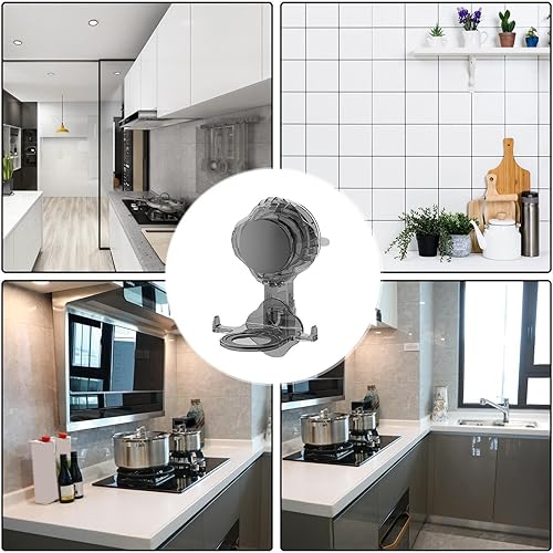 Porte-bouteille de gel douche à ventouse – Distributeur de savon mural – Organisateur de douche | Support de bouteille de salle de bain à ventouse puissante, installation facile, pas de perçage - Nail Gallerys