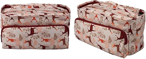 Katech Sac Rangement pour Fils Textiles, Sac a Tricot Rangement en Laine Aux Motifs Délicats, Sac de Rangement pour Crochet Tricot Portable - Idéal pour Passionnés de Tricot - Nail Gallerys