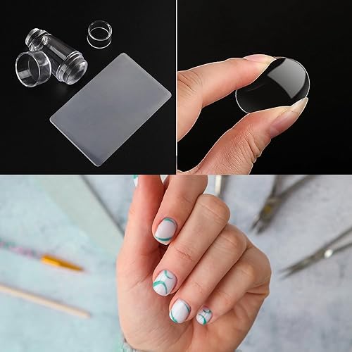 French Nails - Tampon transparent en silicone - Pour manucure française - DIY - Nail Gallerys