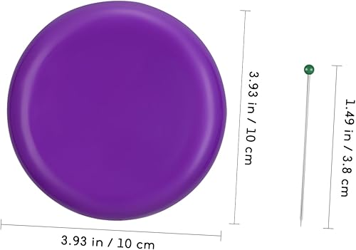 STOBOK Coussin Magnétique à Épingles Avec Boîte De Rangement Organisateur Pratique Pour Aiguilles Et Accessoires De Couture Évite De Perdre Vos Épingles Et Objets Métalliques - Nail Gallerys