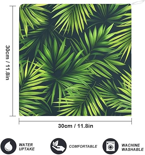 QUEWIQR Essuie-Mains Feuilles Tropicales Essuie-Mains Suspendus Essuie-Mains À Séchage pour La Salle De Bain Et La Cuisine 1PCS - Nail Gallerys