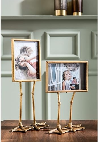 Kare Design Cadre Duck Feet, or, animal canard, horizontal, decoration chambre, salon, couloir, cuisine, 13x18cm - Nail Gallerys