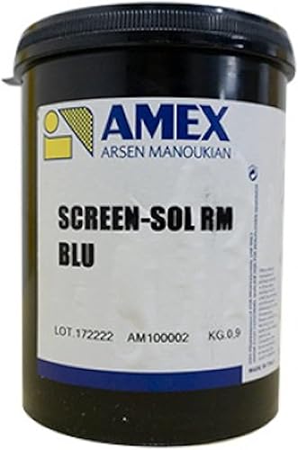 CPL Fabbrika. Emulsion pour sérigraphie Screen Sol RM Bleu pour encres à eau, plastique ou solvants 1 kg Lumière UV ou lumière blanche - Nail Gallerys