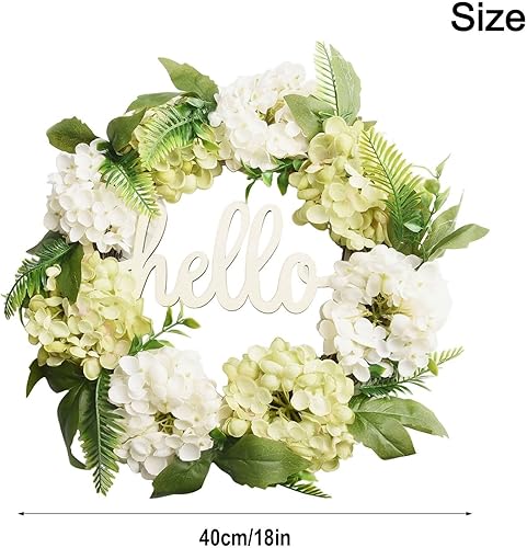 Puupaa Couronne de porte pour porte d'entrée, couronne de porte de printemps – Couronne de porte synthétique – Couronne de porte – Couronne de porte – Couronne de porte – Couronne de porte – Couronne - Nail Gallerys