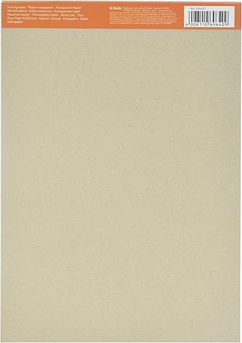 Herlitz 696302 Transparent Bloc A4 30 feuilles de papier - Nail Gallerys