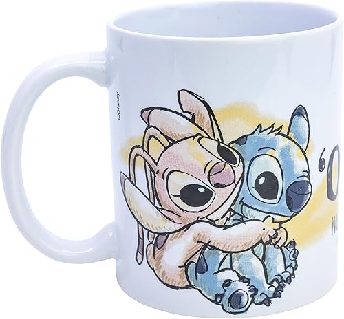 Tasse en céramique de 325 ml dans une boîte cadeau Stitch - Nail Gallerys