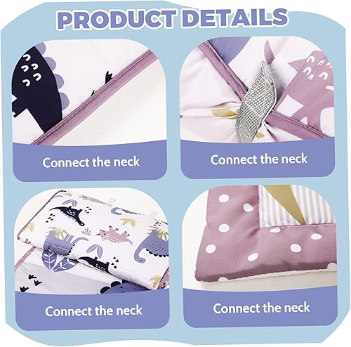 Mat de sieste pour tout-petit avec oreiller et couverture, sac de couchage anti-kick 49x20 sac en bas âge avec poignée, tapis sieste portables pour préscolaire, garderie.. - Nail Gallerys