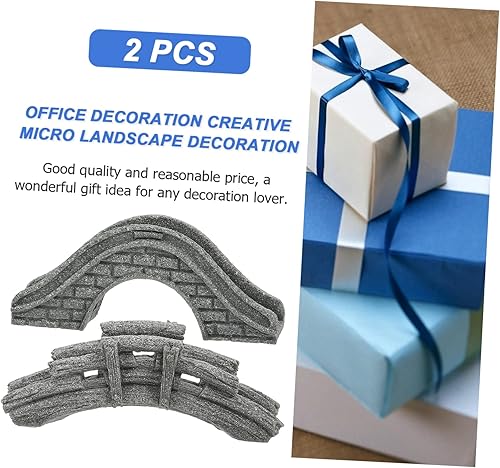 BESPORTBLE Ornements De Bonsaï Paysagers Créatifs Modèles en Pierre Décors De Pont en Grès - Nail Gallerys