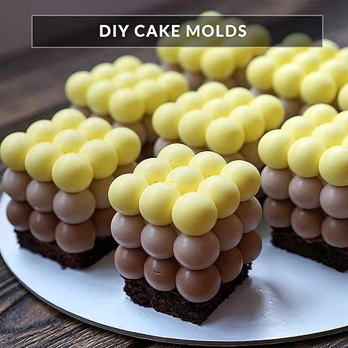 EPODA Moule Bougie Silicone,Moule Bougie 3D, DIY Bougies Moule 3D Cube Boule pour la Fabrication de Bougies, Savon, Chocolats, Partie Décoration de la Maison Artisanat - Nail Gallerys