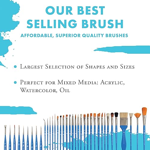 Princeton Art & Brosse synthétique Select Cheveux naturels Brush-Round Blender Taille 6 - Nail Gallerys