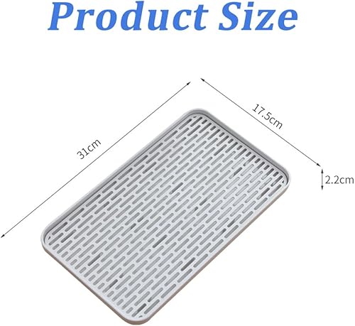 Support Plateau d'Égouttement d'eau, Égouttoir à Vaisselle, Plateau à Thé pour Tasse, pour Tasses, Fruits, Thé et comme Plateau de Rangement - Nail Gallerys