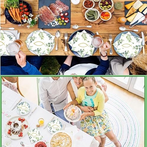FTXanty Assiettes Jetable Anniversaire Vert Sauge 41 Pcs Serviettes Papier Jetables Bapteme Vaisselle de Fête Communion Fête Serviettes Table Nappe pour Décoration Garçon Fille Bébé Anniversaire - Nail Gallerys