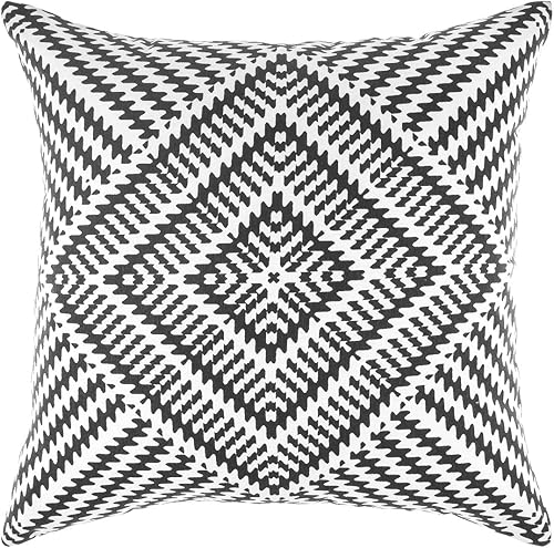 TreeWool, (Lot de 2 Kaléidoscope Motif Décoratifs Housses de Coussin en Toile de Coton (40 x 40 cm, Bleu Marine) - Nail Gallerys