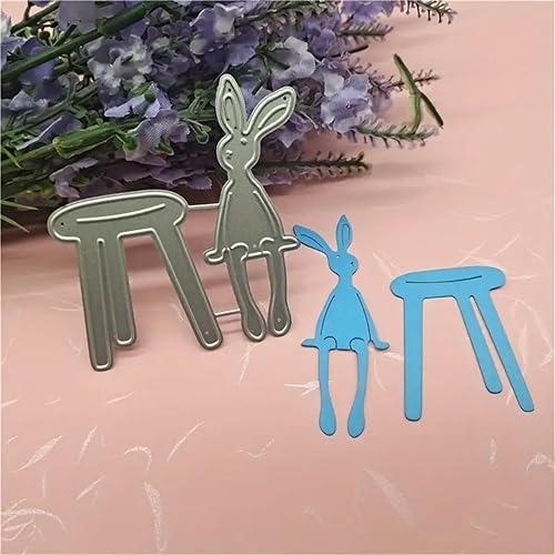 Dcaknri Cookie Die Moules pour Les Lapins À Cuisson Bunnies Animal Couper Dies Dies en Acier en Carbone Cut pour Fabrication Cartes Scrapbooking Art Artisanat - Nail Gallerys