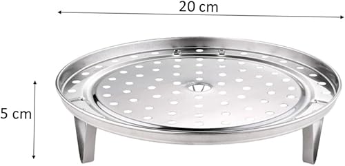 Mikinona Grille De Cuisson À La Vapeur Ronde À Trois Couches Facile À Utiliser Et À Nettoyer - Nail Gallerys