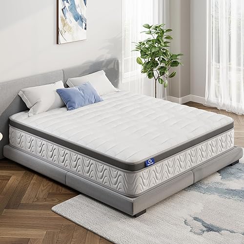 SuiLong Matelas 90x190, 30cm d'épaisseur Matelas à Ressorts Ensachés Indépendants et Mousse à Mémoire de Forme, Matelas Hybride 7 Zones de Soutien, Respirant, Confortable pour Adultes et Enfants - Nail Gallerys