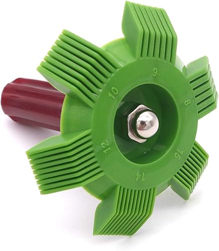 DollaTek Brosse à outils de réfrigération Brosse de refroidissement du condenseur de climatisation Peigne à ailettes de climatisation Ailette de refroidissement de l'évaporateur - vert - Nail Gallerys