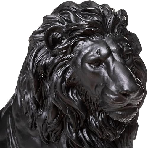Atmosphera - Statuette Lion - Noir H80 cm - Nail Gallerys