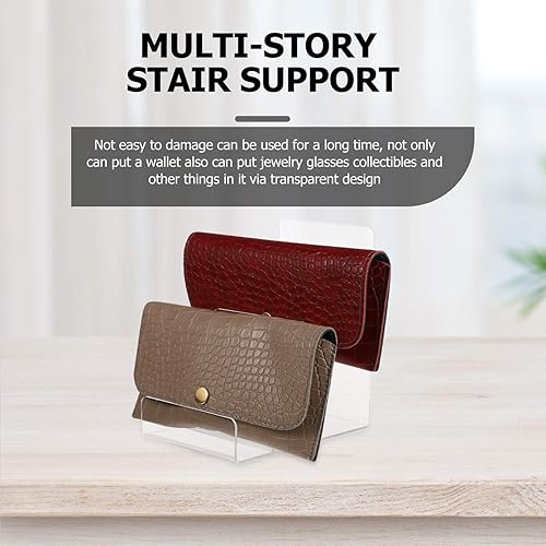 Cabilock 1Pièce Étagère de Rangement Acrylique Multi- pour Lunettes et Bijoux Support Transparent à Affichage Pratique et Stable Présentoir pour Collection de Portefeuilles et Accessoires - Nail Gallerys