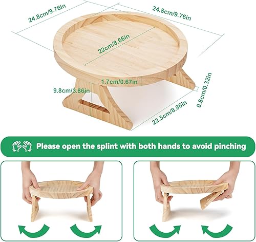 Yesaler Plateau de Canapé en Bois à Clipser Pliable Table D'appoint de Canapé Stable Plateau à Clipser pour Accoudoir de Canapé pour Collations Boissons Télécommande - Nail Gallerys